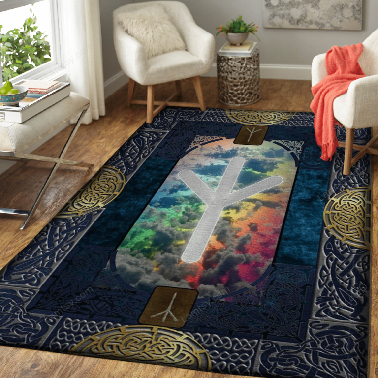 Viking Rune Symbol rug Viking Rune Symbol rug