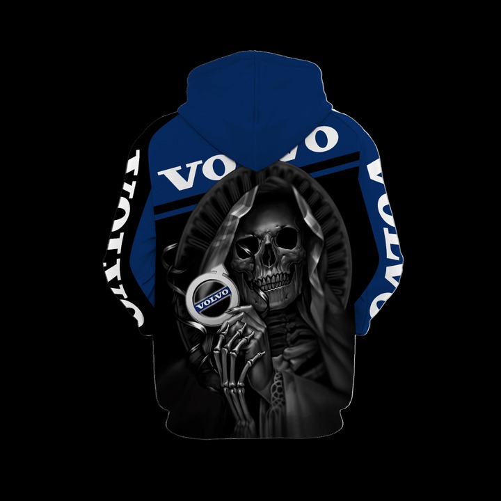 Volvo skull 3d all over print hoodie 3