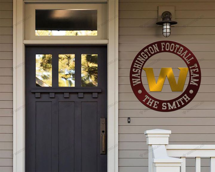 Washington Football customized cut metal sign wall decor