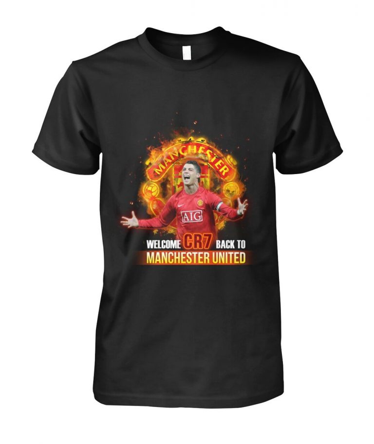 Welcome CR7 back to Manchester United 3d hoodie and shirt