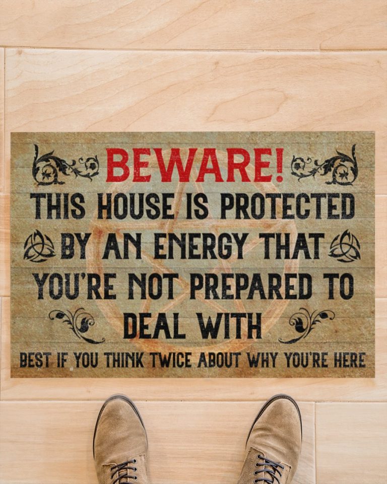 Witch Beware Best If You Think Twice About Why You Are Here Doormat