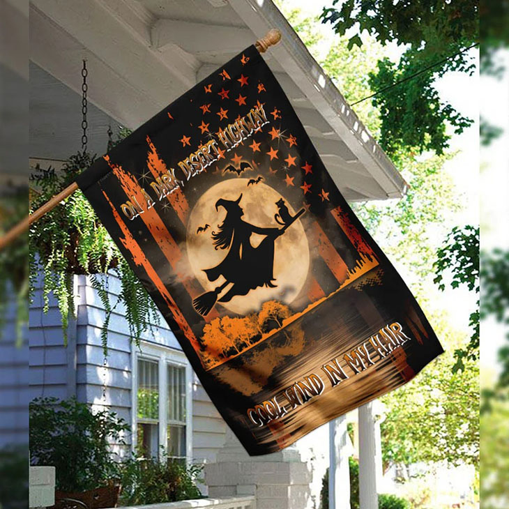Witch on a dark desert highway flag 4 Witch on a dark desert highway flag2