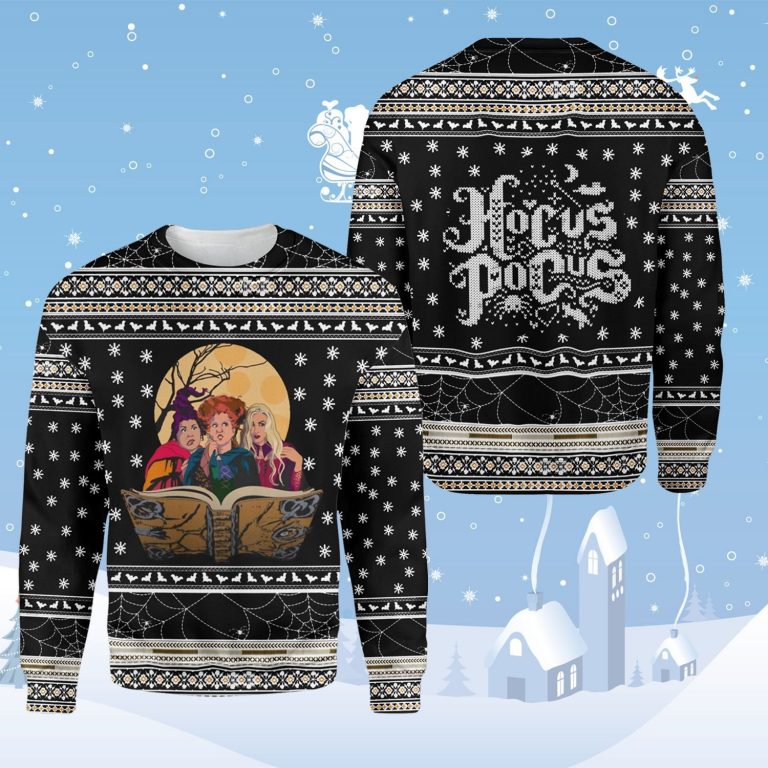 Witches Hocus Pocus Ugly Sweater