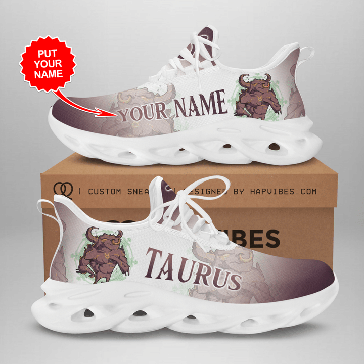 Zodiac Taurus Clunky Max soul Custom Name shoes
