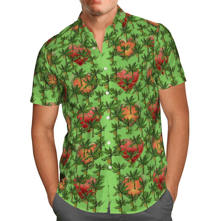 30 Legend of Zelda Heart hawaiian shirt 1
