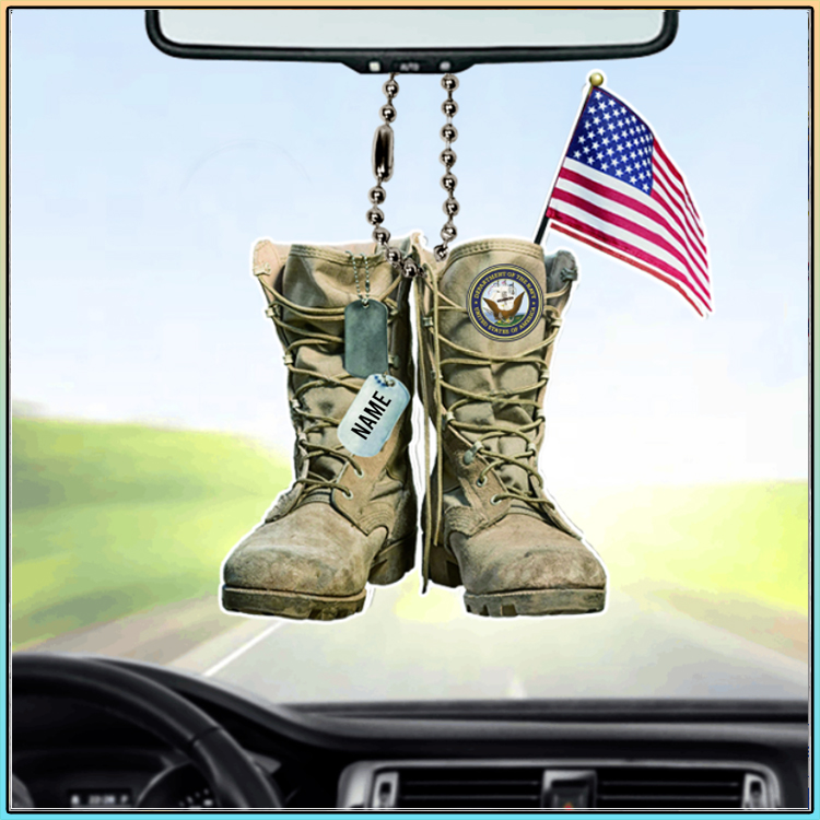 Department Of State United States Of America Military Boots Custom Personalized Car Ornament 3 Department Of State United States Of America Military Boots Personalized Car Ornament1