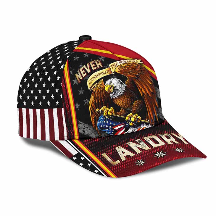 American Flag Eagle Underestimate The Power Of A Landry Cap Hat 3 American Flag Eagle Underestimate The Power Of A Landry Cap Hat1