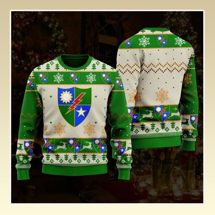 75Th Ranger Regiment 3d Christmas Sweater1