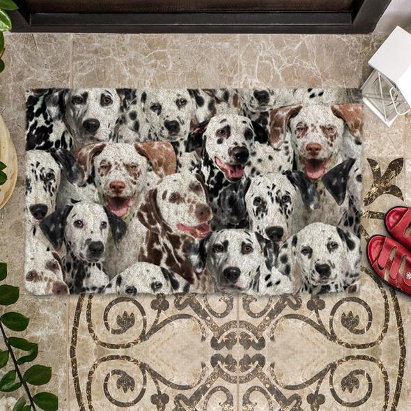 A Bunch Of Dalmatians Doormat1