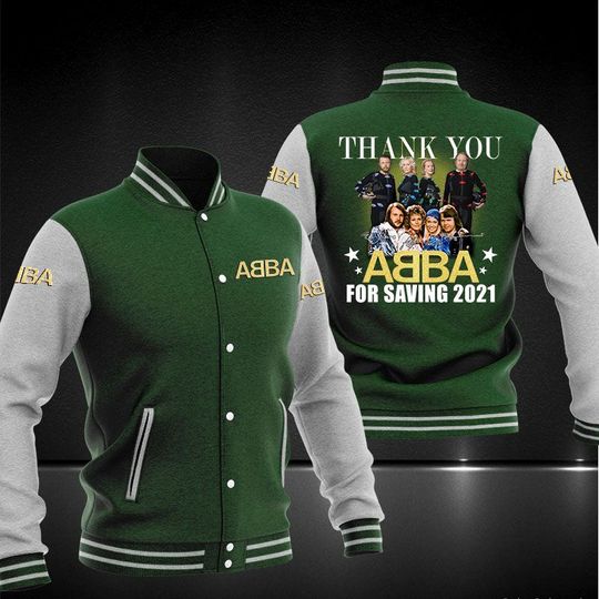 ABBA Varsity Baseball Jacket5
