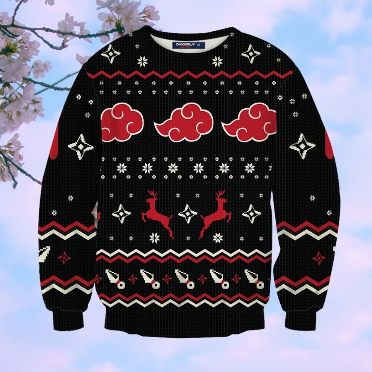 Akatsuki Christmas sweater, sweatshirt 3 Akatsuki Christmas sweater sweatshirt 1