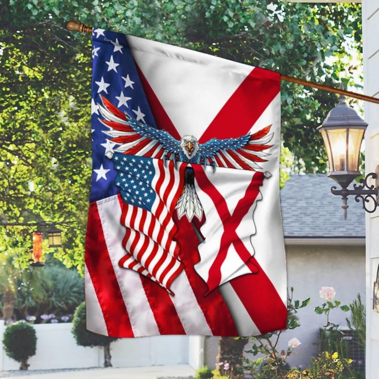 Alabama American Eagle Flag 1