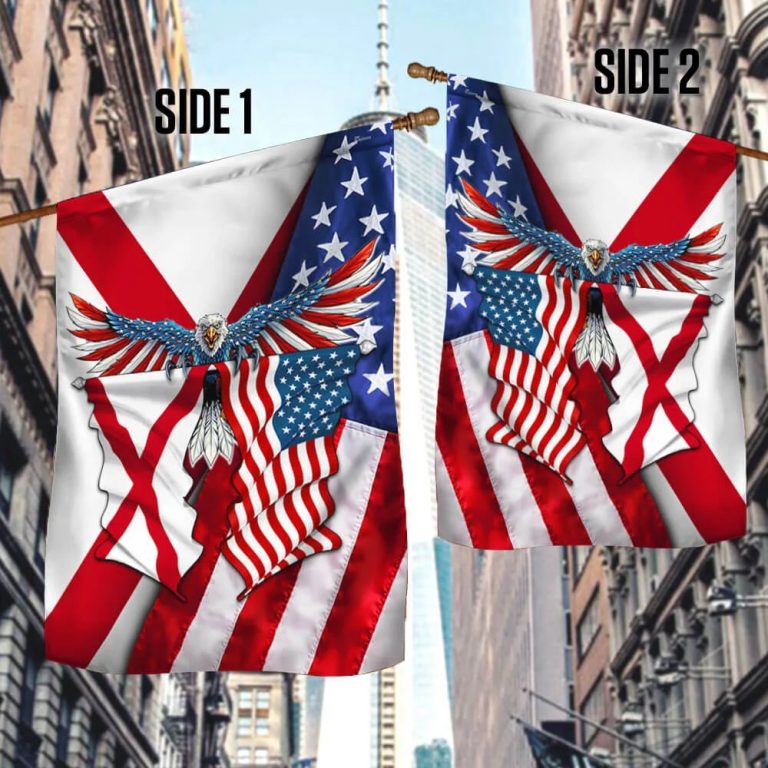 Alabama American Eagle Flag 2