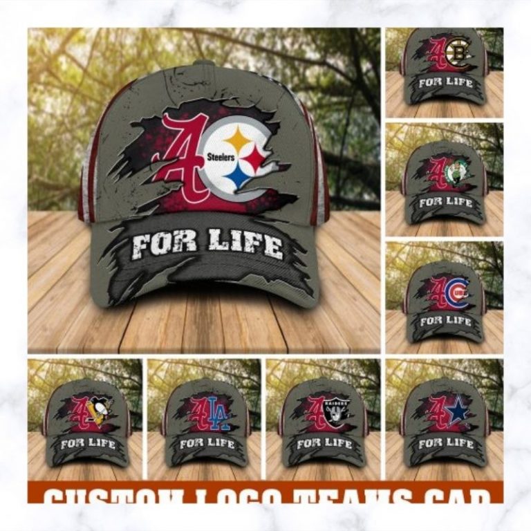 Alabama Crimson Tide with custom logo sport team cap 3