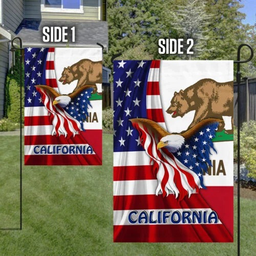 American flag Eagle California flag 2 American flag Eagle California flag 6