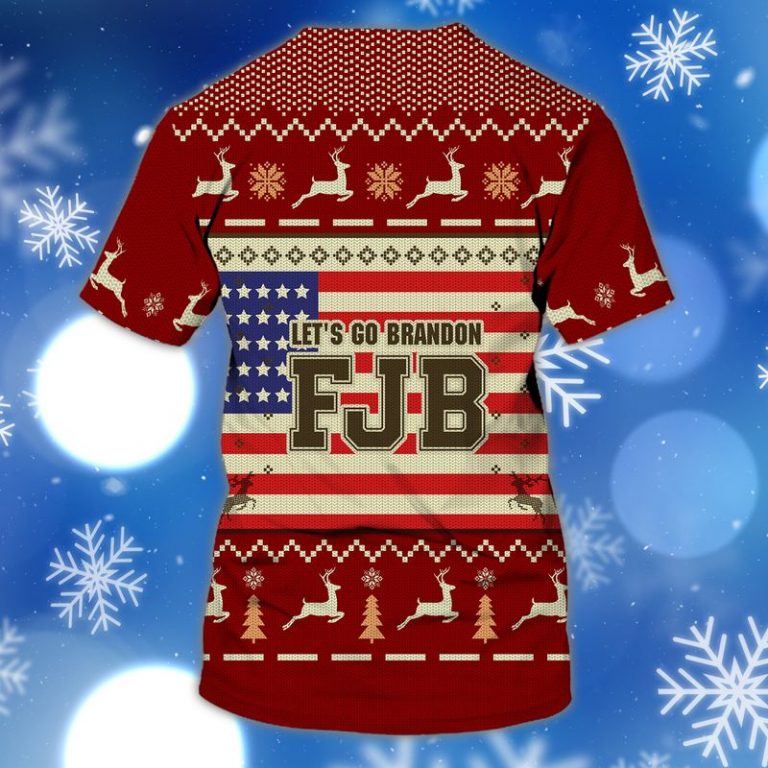American flag Lets Go Brandon FJB 3d shirt hoodie 2