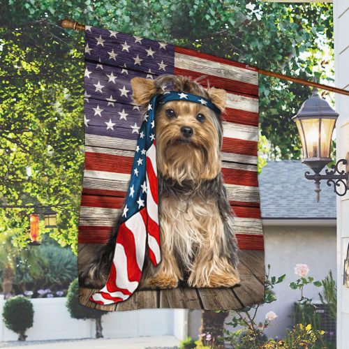 American flag Yorkshire Terrier dog flag 3 American flag Yorkshire Terrier dog flag 2