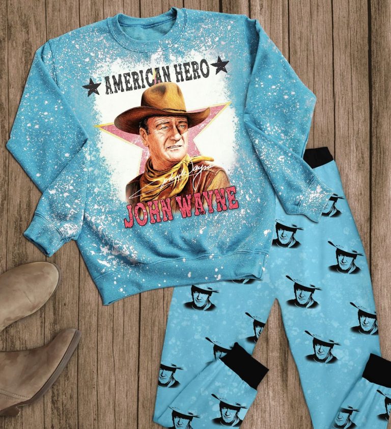 American hero John Wayne pajamas set 1