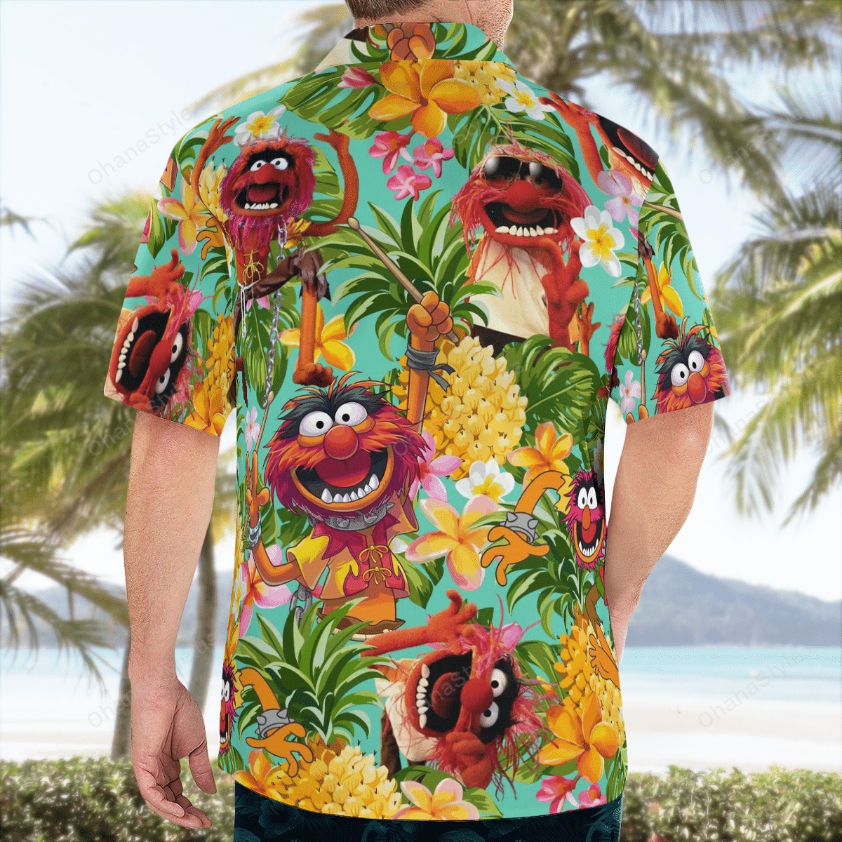 Animal Muppet Tropical Hawaiian shirt 2 Animal Muppet Tropical Hawaiian shirt 3