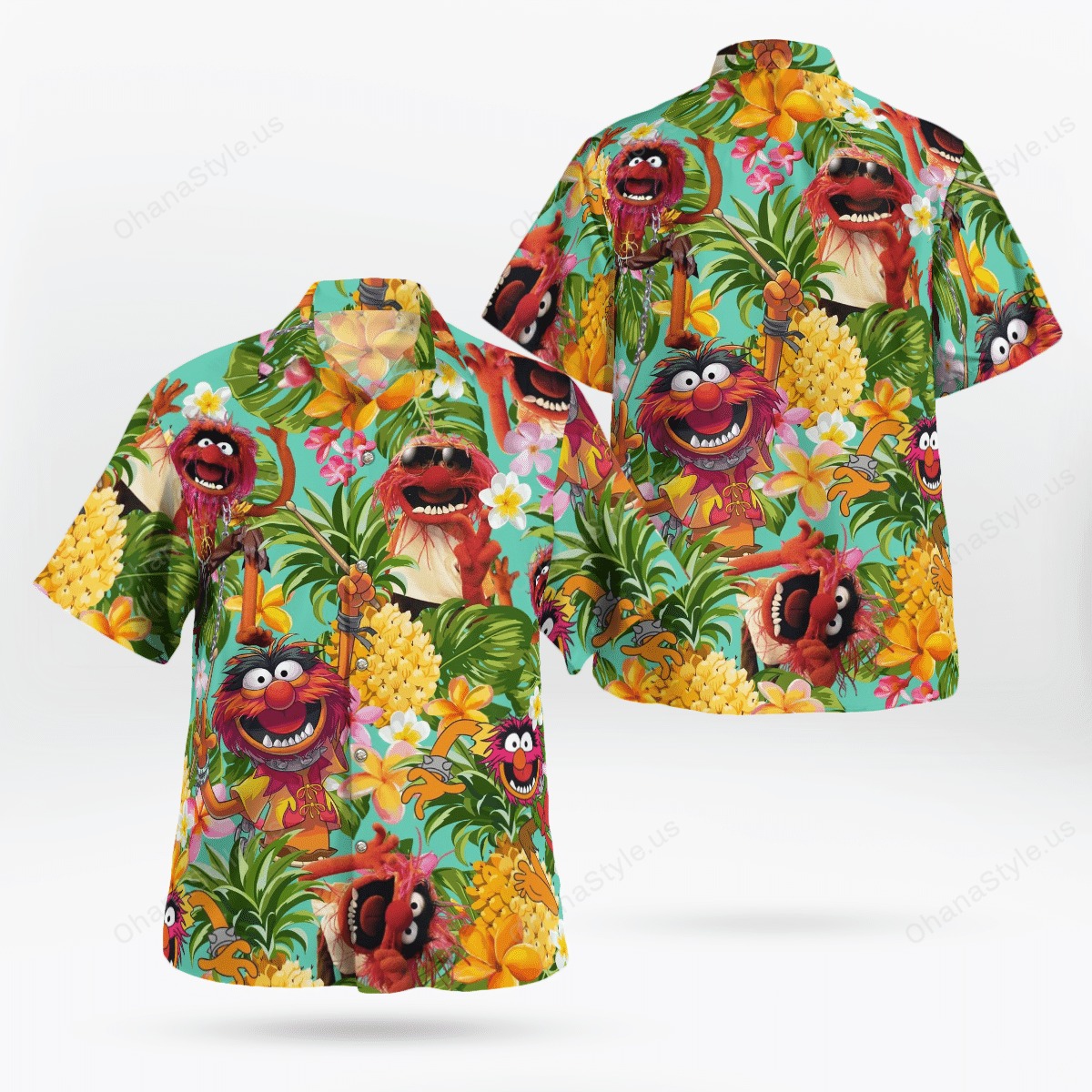 Animal Muppet Tropical Hawaiian shirt