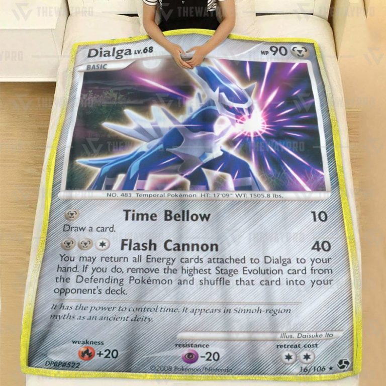 Dialga Great Encounters Pokemon blanket 2