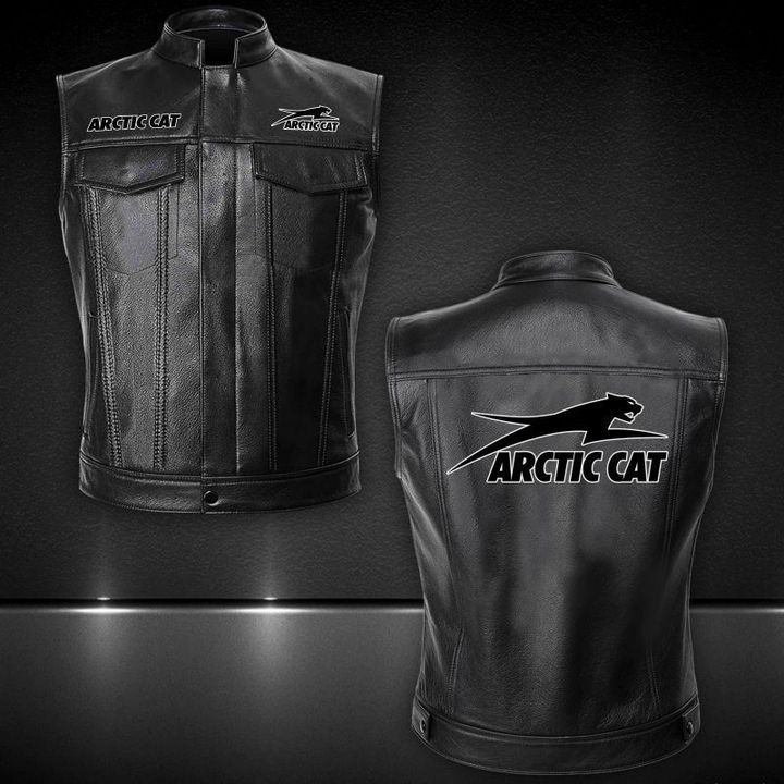 Arctic Cat Vest Leather Jacket