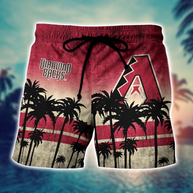 Arizona Diamondbacks hawaiian shirt short 4