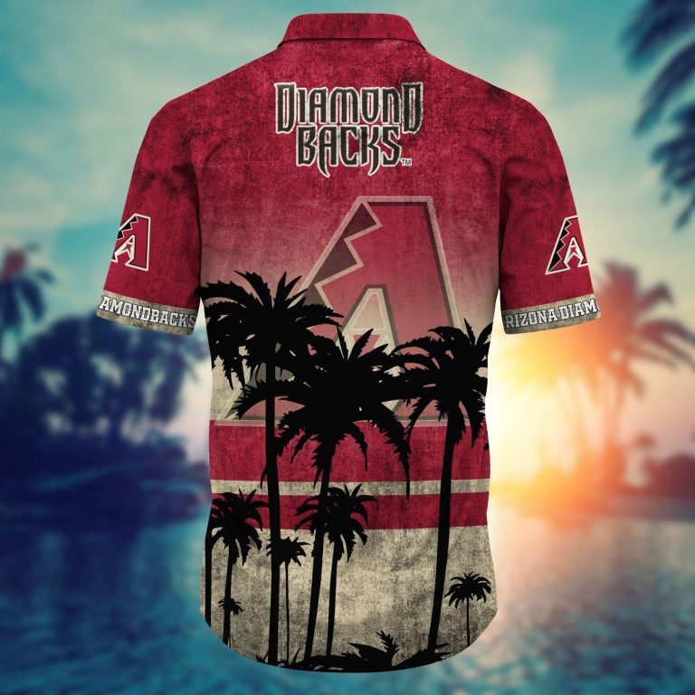 Arizona Diamondbacks hawaiian shirt short 5