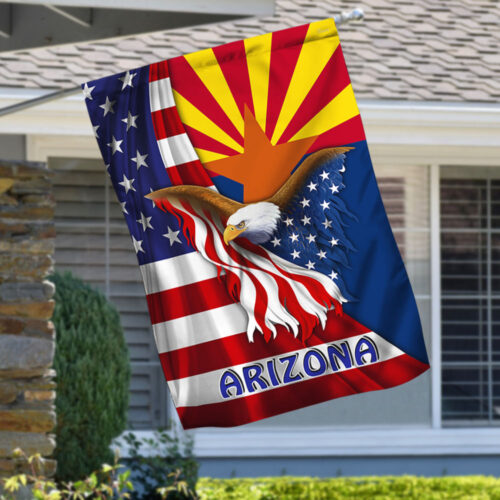Arizona Eagle American Flag 1