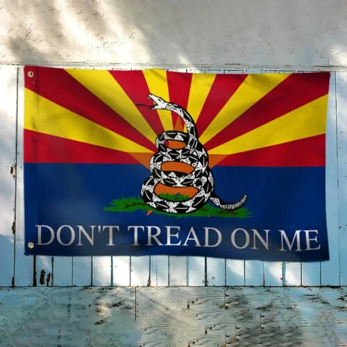 Arizona Gadsden Flag Dont Tread on Me Flag 3 Arizona Gadsden Flag Dont Tread on Me Flag 3