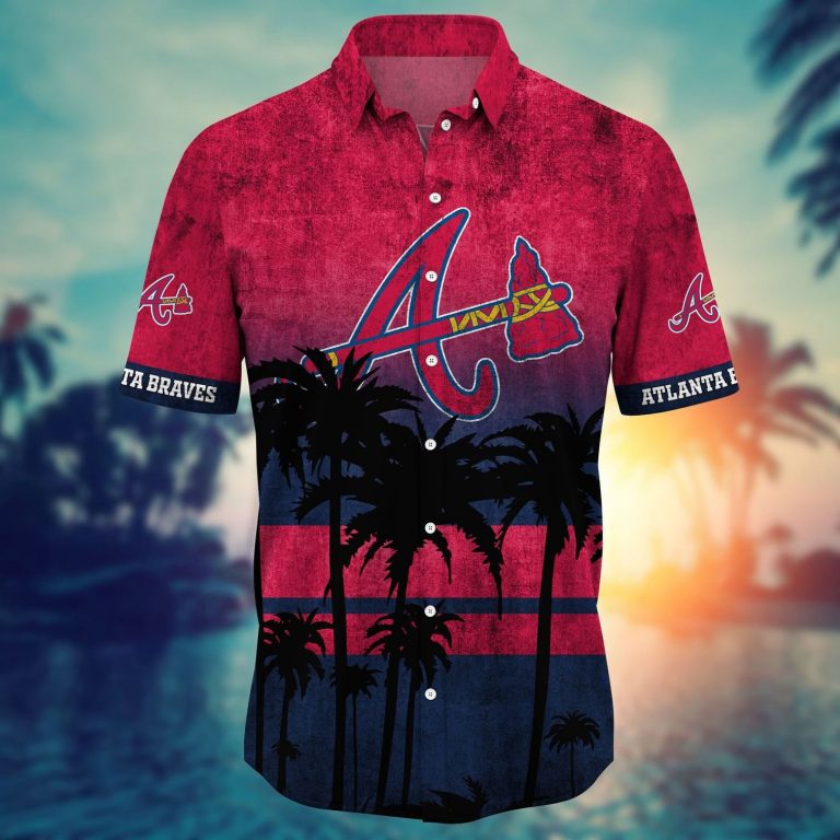 Atlanta Braves hawaiian shirt short 2