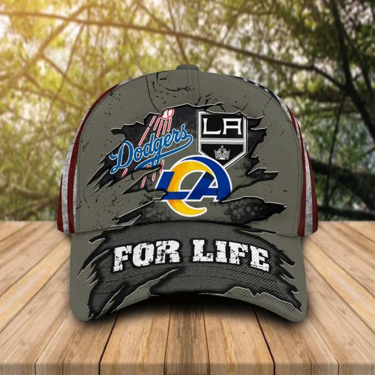 BEST for life Los Angeles Dodgers Los Angeles Kings Los Angeles Rams Cap 1