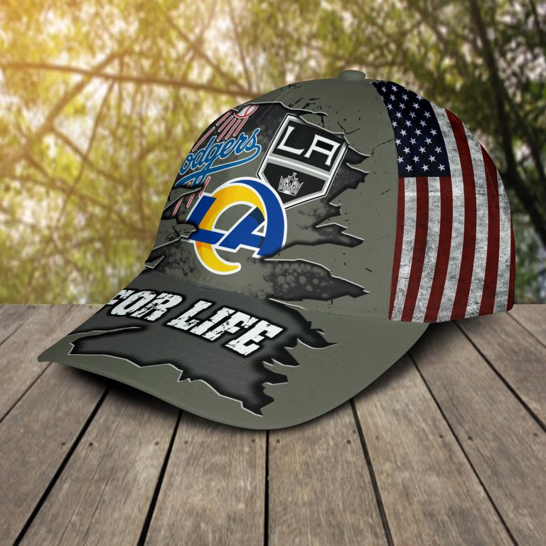BEST for life Los Angeles Dodgers Los Angeles Kings Los Angeles Rams Cap 3