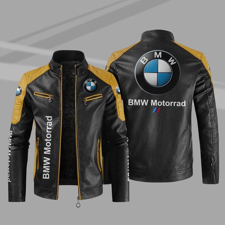 BMW Motorrad Block Leather Jacket1
