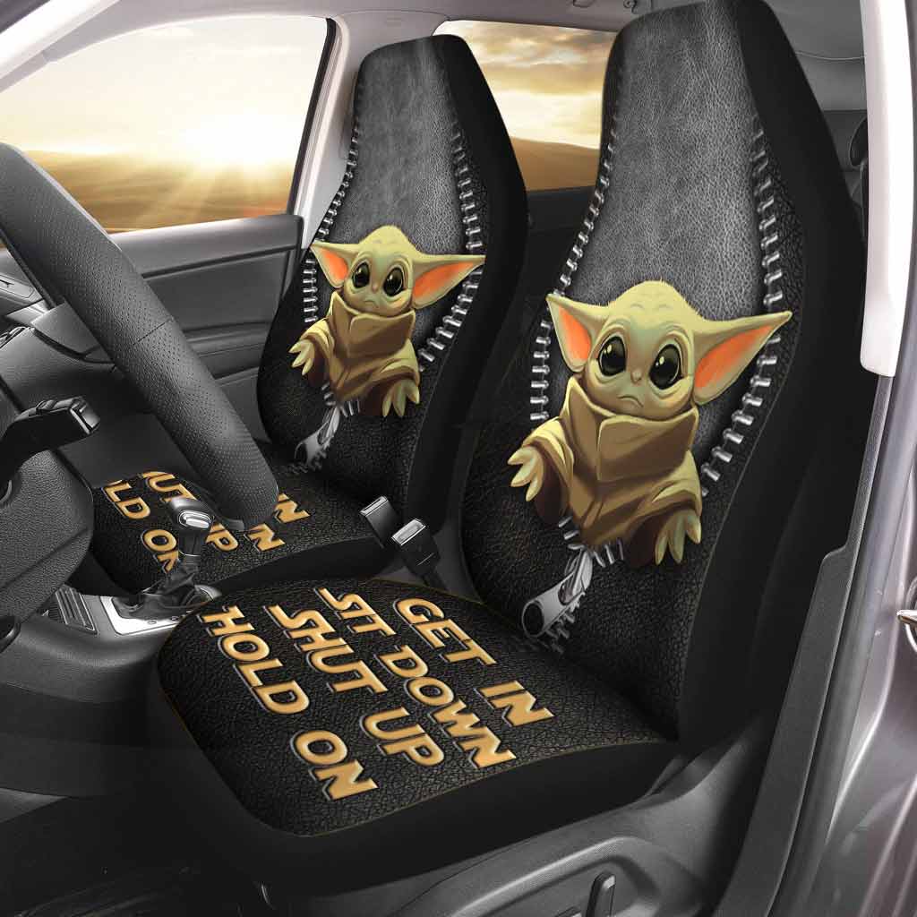 Baby Yoda Get In Sit Down Shut Up Hold On Car Seat Cover 1