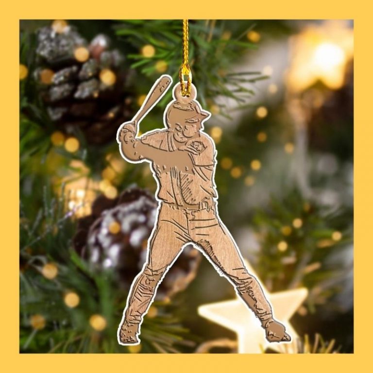 Baseball Shape Ornament 2