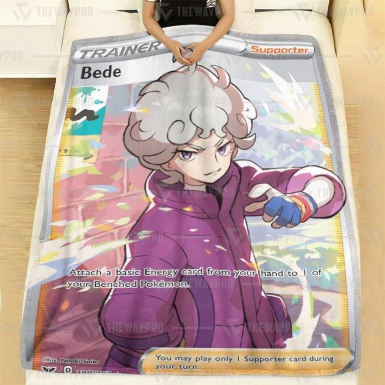 Bede Sword and Shield Pokemon blanket 1