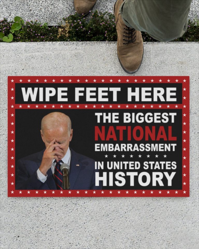 Biden Wipe feet here the biggest national embarrassment in USA history doormat 1 Biden Wipe feet here the biggest national embarrassment in USA history doormat 1