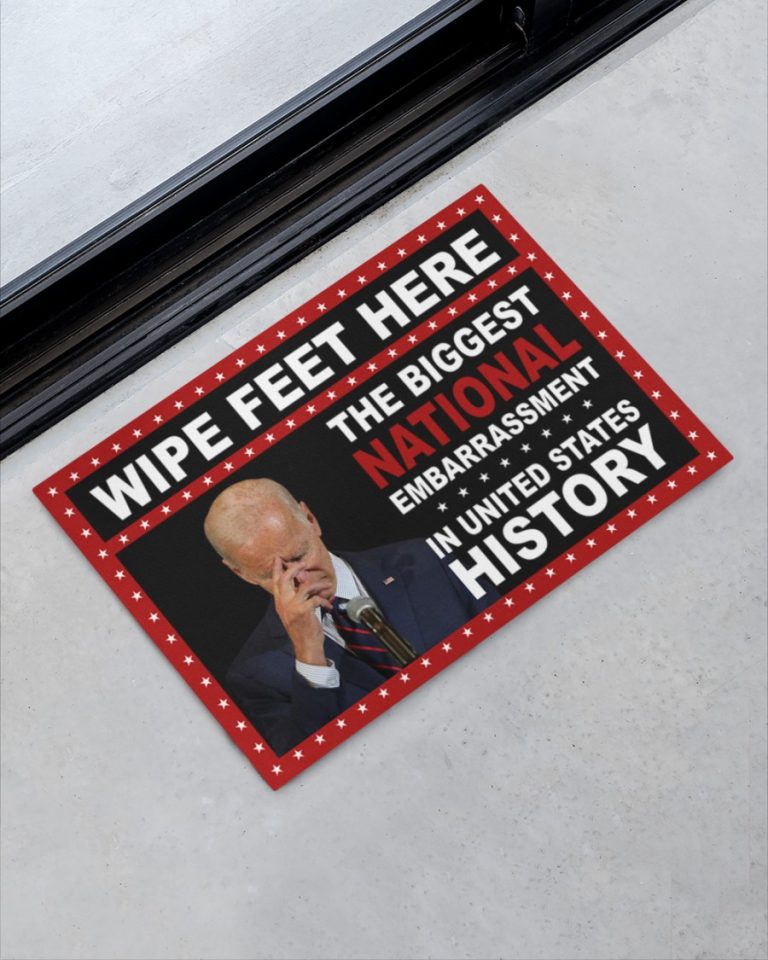 Biden Wipe feet here the biggest national embarrassment in USA history doormat 1.1 Biden Wipe feet here the biggest national embarrassment in USA history doormat 1.1