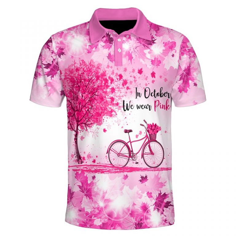 Bike Maple Leaf Breast Cancer Awareness 3d shirt hoodie 6