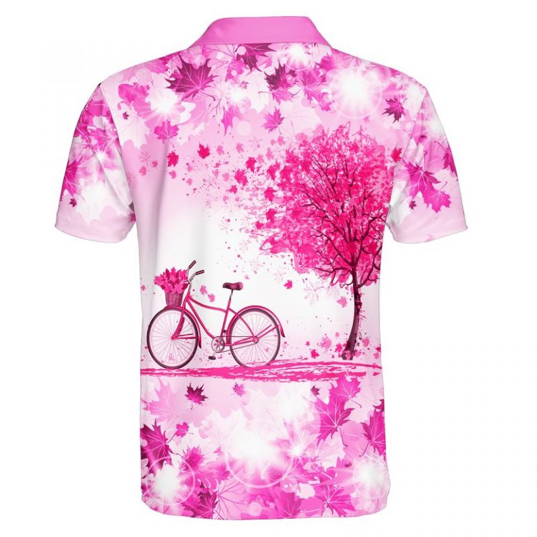 Bike Maple Leaf Breast Cancer Awareness 3d shirt hoodie 7