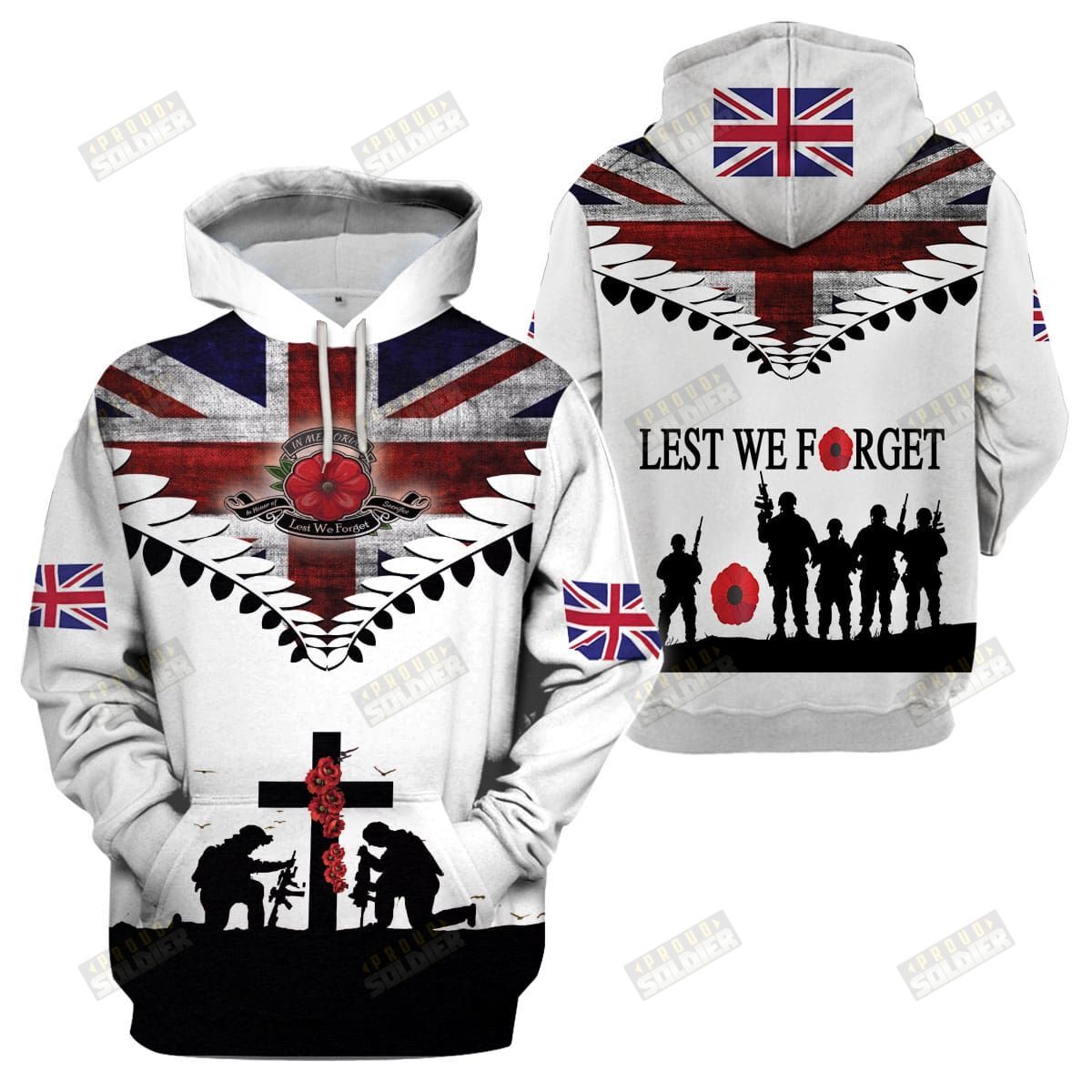 Lest we forget Veteran American flag 3d shirt hoodie 1