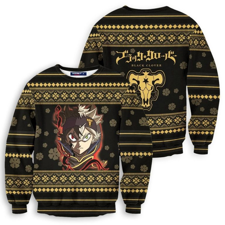 Black Clover Asta sweater sweatshirt 1