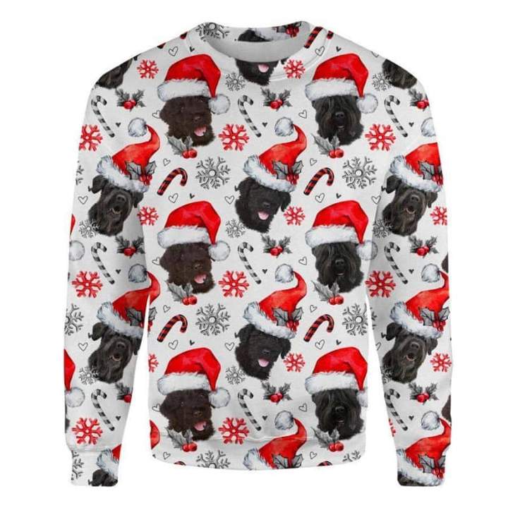 Black russian terrier xmas decor premium sweatshirt1