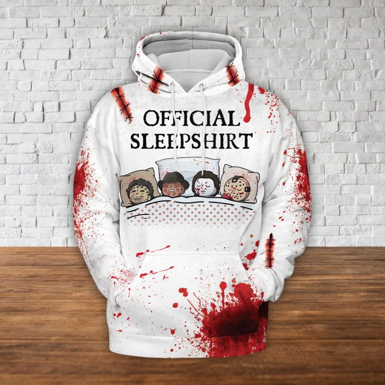 Blood Horror Characters Official Sleepshirt Halloween 3d shirt hoodie 1