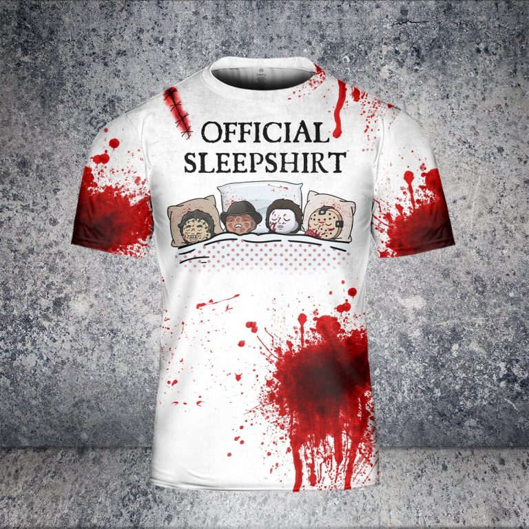 Blood Horror Characters Official Sleepshirt Halloween 3d shirt hoodie 4