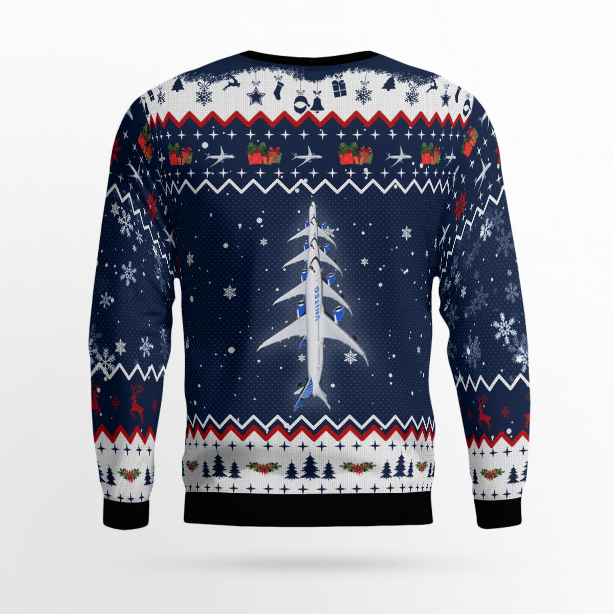 Boeing 787-9 Dreamliner United Airlines sweater, sweatshirt 3 Boeing 787 9 Dreamliner United Airlines sweater sweatshirt 2