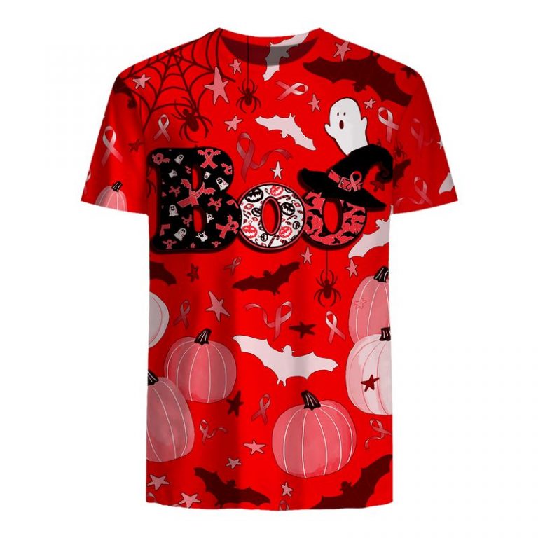 Boo Pumpkin Halloween Blood Cancer Awareness 3d shirt, hoodie 1 Boo Pumpkin Halloween Blood Cancer Awareness 3d shirt hoodie 1