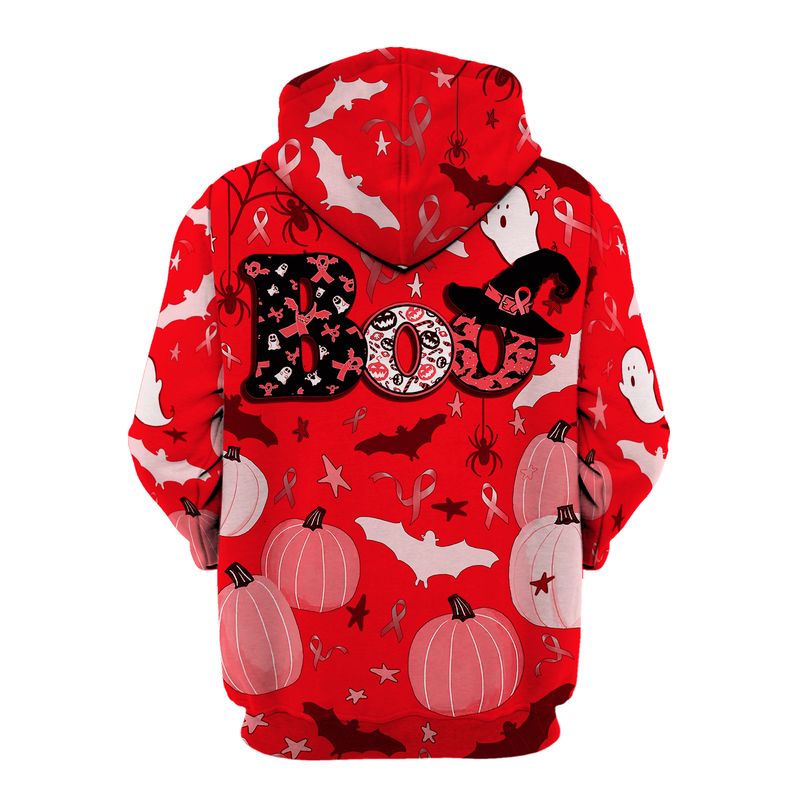 Boo Pumpkin Halloween Blood Cancer Awareness 3d shirt, hoodie 5 Boo Pumpkin Halloween Blood Cancer Awareness 3d shirt hoodie