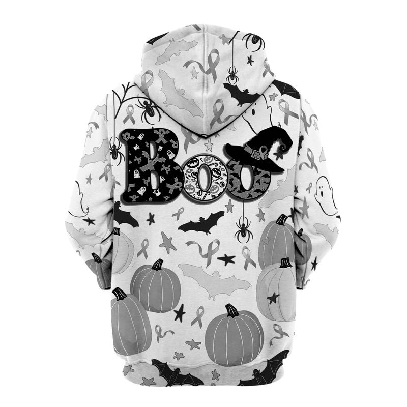 Boo Pumpkin Halloween Lung Cancer Awareness 3d shirt, hoodie 5 Boo Pumpkin Halloween Lung Cancer Awareness 3d shirt hoodie 2